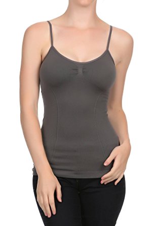 Nophat Womens Slimming Control Padded Cami With Adjustable Straps