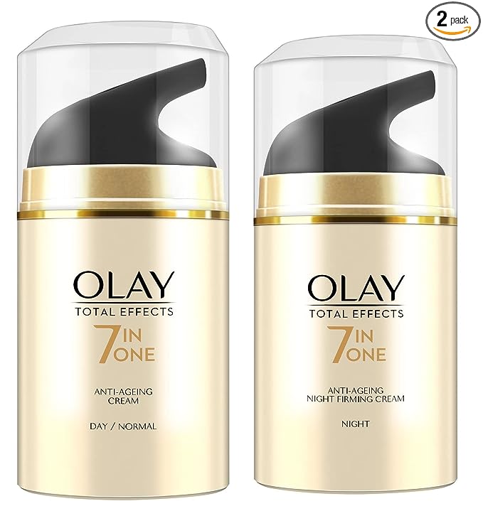 Olay Total Effects Day Cream, 50g   Total Effects Night Cream, 50g Slay All Day Pack