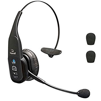 VXi BlueParrott B350-XT Bluetooth Headset - 203475 | Bonus Mic Cushions | NFC Enabled - Smartphones, iPad, Android, iPhones - 24 hours of Talk Time