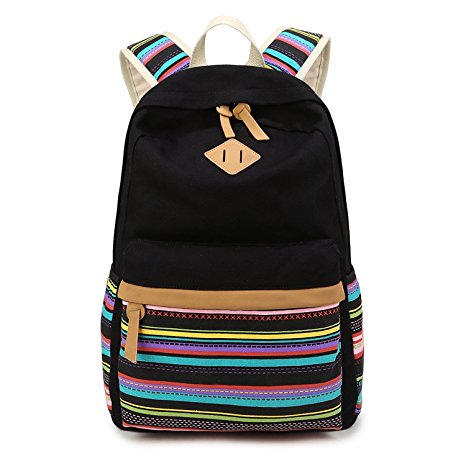 Abshoo Causal Lightweight Canvas Cute School Bookbags Backpacks for Girls