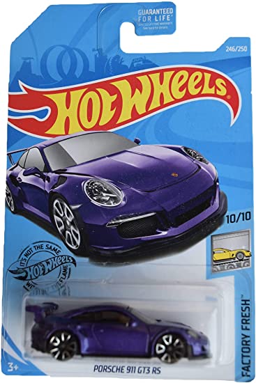 Hot Wheels 2019 Factory Fresh Porsche 911 GT3 246/250, Purple