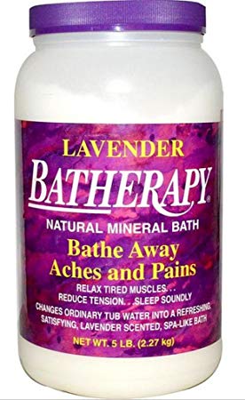 Batherapy Natural Mineral Bath, Lavender, 5 Pound