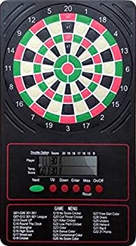 Arachnid LCD Electronic Touch Pad Dart Scorer Scores up to 18 Game Types for 8 Players