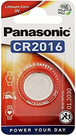 Panasonic Lithium Cr2016 Coin Cell 3 Volt 1 Battery in Pack