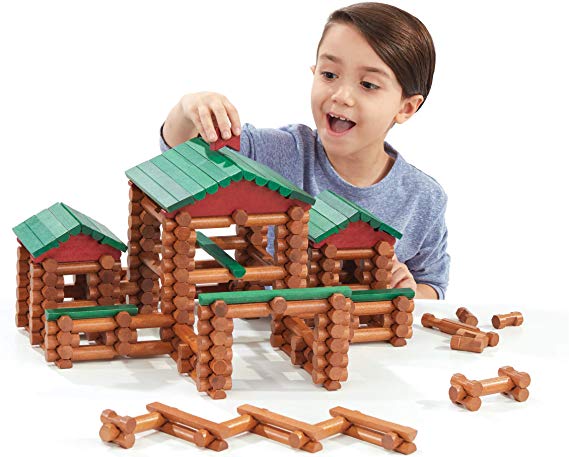 Lincoln Logs Classic Farmhouse - 268 All Wood Parts - Ages 3 & Up