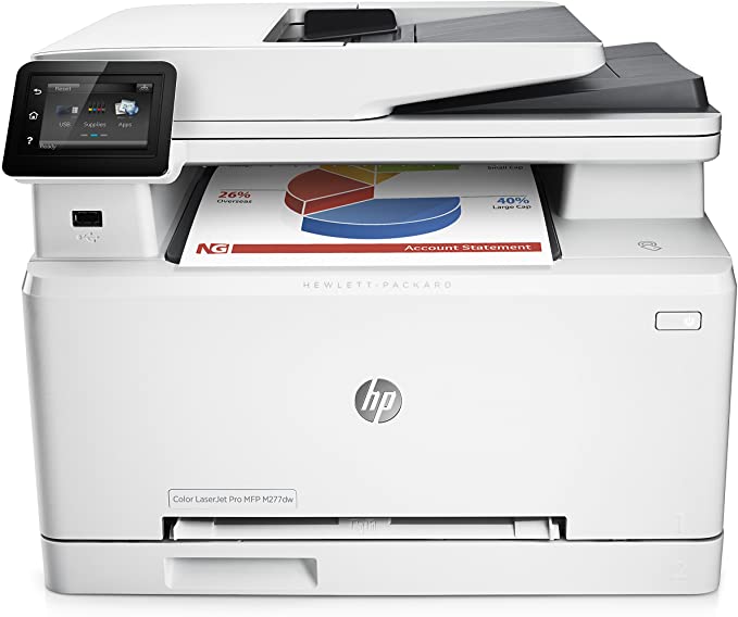 HP Laserjet Pro M277dw Wireless All-in-One Color Printer, Amazon Dash Replenishment Ready (B3Q11A)