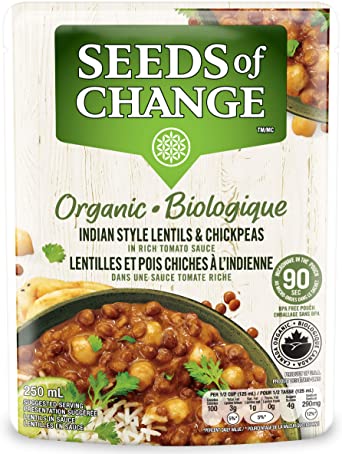 Seeds of Change Organic Indian Style Lentils & Chickpeas, 1 Count