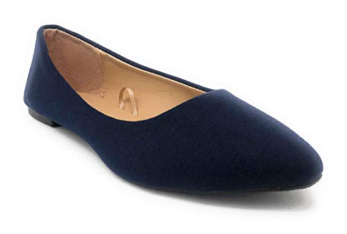 Charles Albert Women's Pointed-Toe Slip-On Comfort Fit Ballet Flat
