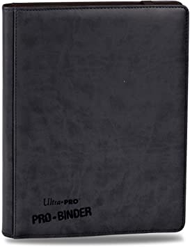 Premium PRO-BINDER 9-Pocket Cards, Black (Design may vary)