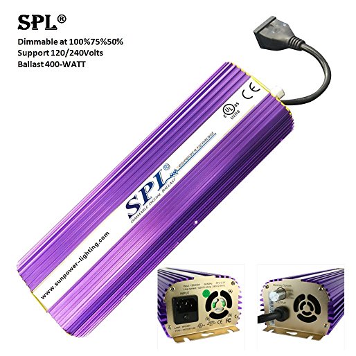 SPL Horticulture STB 1000 Hydroponic 400w Watt HPS Mh Digital Dimmable Electronic Ballast for Grow Light Bulb Lamp