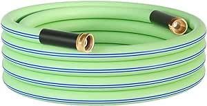 Atlantic Heavy Duty Garden Hose 5/8 Inch x 25 Foot Green Color Water Hose (25FT)