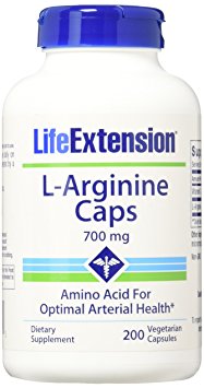 Life Extension Arginine Capsules, 200 Count