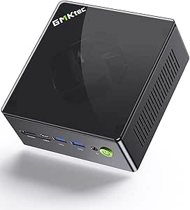 GMKtec Gaming Mini PC K8 Plus AMD Ryzen 7 8845HS(8C/16T, up to 5.1GHz) 32GB DDR5 RAM 1TB SSD, Desktop Computer Preinstalled Windows 11 Pro Dual NIC 2.5G, HDMI 2.1, USB4