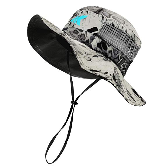 KastKing Sol Armis UPF 50 Boonie Hat - Sun Protection Hat, Fishing Hat, Beach & Hiking Hat, Paddling, Rowing, Kayaking - Breathable Fabric - Comfortable - Prym1 Camo