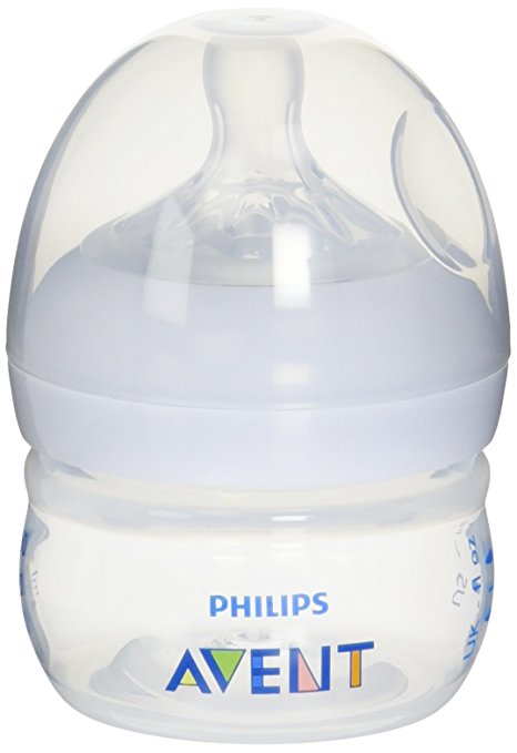 Philips AVENT Natural BPA Free Polypropylene Bottle for Newborns, 2 Ounce (Pack of 2)
