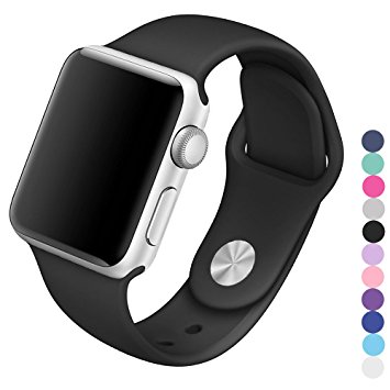 Piwjo Silicone Apple Watch Band and Replacement Iwatch Bands Series 1,Series 2,Series 3