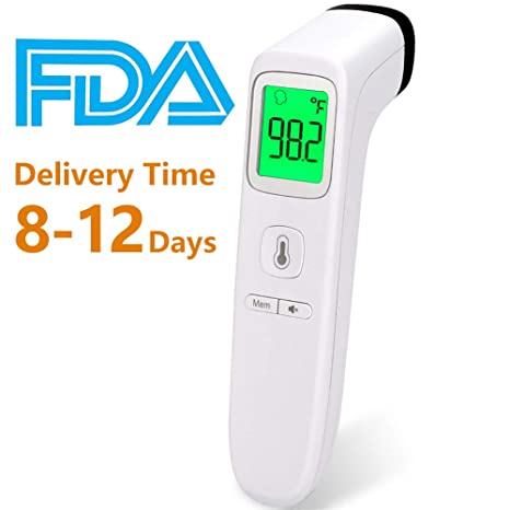 New Forehead Thermometer, FDA Certificate & Fast 8-12 Days Delivery Only by Seller Be1