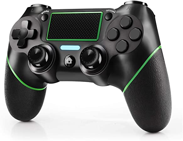 JAMSWALL Controller for PS4, Wireless Controller for PS4/PS4 Pro/PS4 Slim/PC Bluetooth Gamepad Joystick with Dual Shock Touch Panel Audio Jack Six-axis