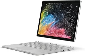 2017 Microsoft Surface Book 2 with Intel Core i7-8650U (13.5-inch, 8GB RAM, 256GB SSD) (QWERTY English) Platinum (Renewed)