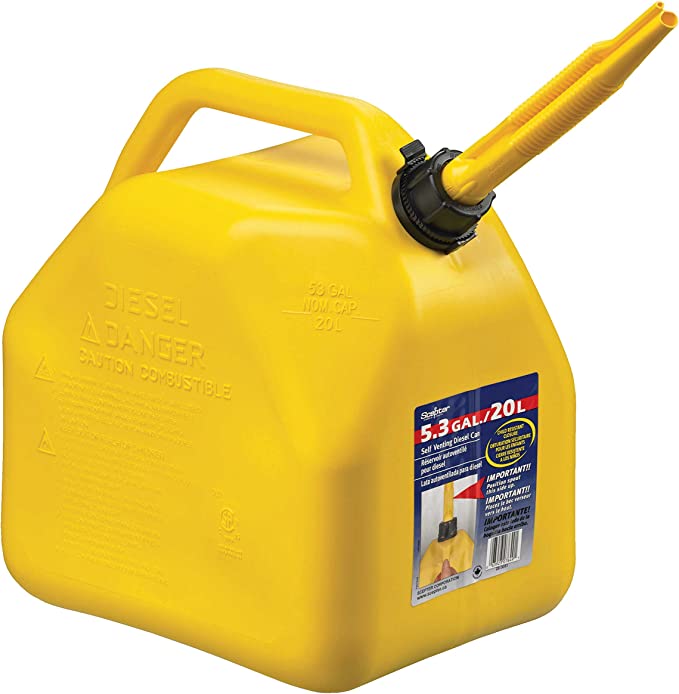 Diesel Can 20L Self Venting Yellow D20 5.3 Gallon