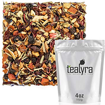 Tealyra - Pink Lemonade - Hibiscus Lemongrass Orange - Fruity - Herbal Loose Leaf Tea - Caffeine-Free - Vitamines Rich - Hot and Iced Tea - 110g (4-ounce)