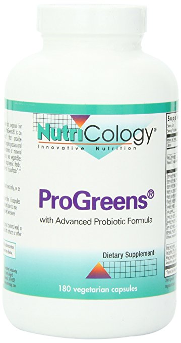 Nutricology Progreens, Vegicaps, 180-Count