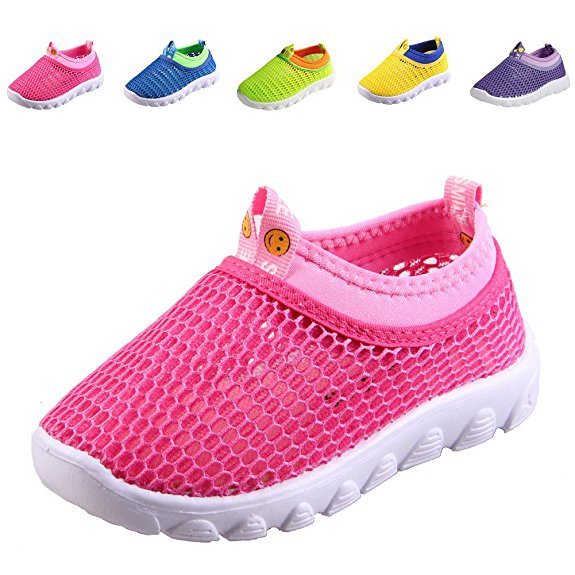 CIOR Kids Light Weight Sneakers AquaShoes Breathable Slip-on For Running Pool Beach Toddler / Little Kid