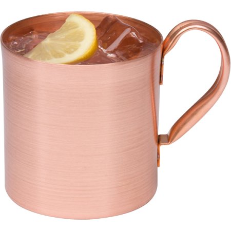 Moscow Mule Copper Mug, 100% Pure Without Lining, Unique Quality Design - Copper Sourced From the USA, FDA and California Proposition 65 Approved, 16 oz.