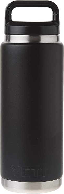 (Black) - YETI Rambler 770ml Vacuum Insulated Stainless Steel Bottle with Cap