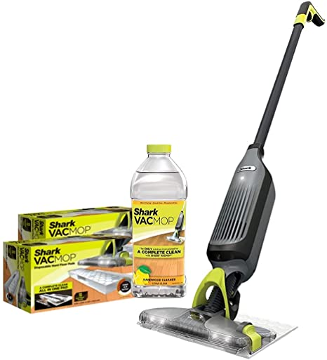 Shark Bundle Includes 1 Shark VACMOP Pro Cordless Hard Floor Vacuum Mop, Vacuum and Mop Pad Refills (20 ct.) & Hardwood Floor Cleaner (2 Liter Bottle) Citrus Clean Scent