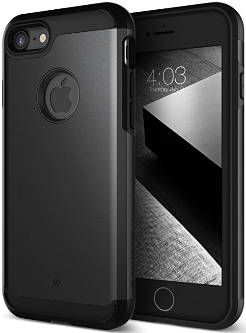 Caseology Legion Series iPhone 8 Cover Case with Tough Rugged Heavy Duty Protection for Apple iPhone 8 (2017) Only - Charcoal Gray