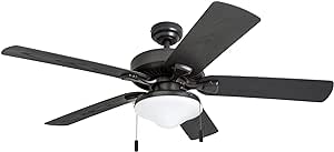 Honeywell Ceiling Fans 50513-01 Belmar Outdoor LED Ceiling Fan, 52", White