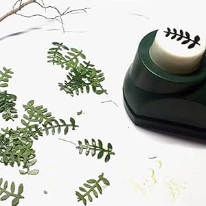 Yosoo Craft Hole Punch Shapes Set with 8pcs Paper Beautiful Paper Punch Cutter Tree Leaf Making DIY Craft Accessories Scrapbooking (Cherry Leaves)