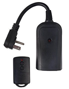 Coleman Cable 32555 4 Pack Outdoor Wireless Remote Control, Black