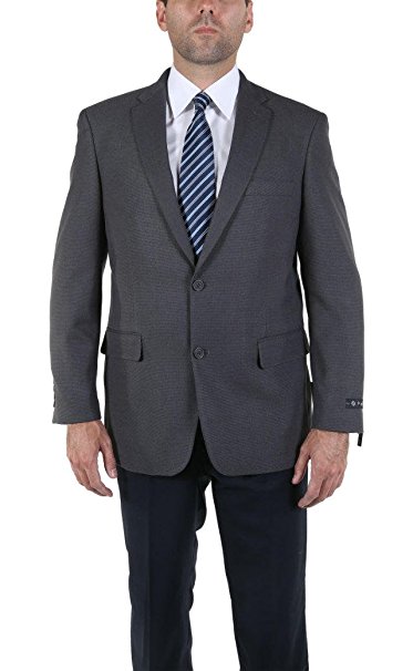PL P&L Men's 5-Color Modern Fit Two-Button Blazer Suit Separate Jacket