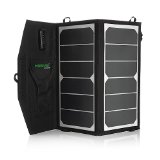 High Efficiency Version Poweradd 14W Solar Charger Portable USB Solar Panel Charger for Apple iPhone 6s Plus 6 5s 5 5c 4s Android Samsung HTC LG Nexus Gopro External Batteries and More