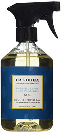 Caldrea Basil Blue Sage 16oz Countertop Cleanser - Natural Bath Body USA 18314-cal