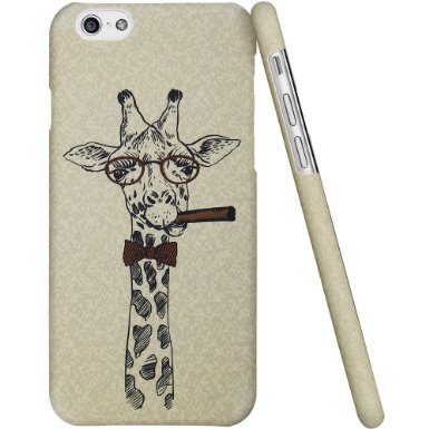 iPhone 6 Case ESR Illustrators Series Protective Case BumperAnti-Slip Good Grip with Aesthetic Print Hard Back Cover for 47 inches iPhone 6 2014iPhone 6s 2015 Tycoon Giraffe