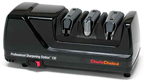 Chef's Choice 130 Professional Knife-Sharpening Station, Black