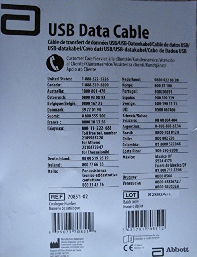 FreeStyle Data Cable with USB port and Software v.1