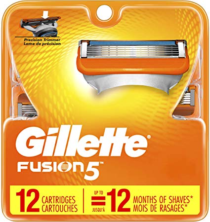 Gillette Fusion5 Men's Razor Blades – 12 Refills