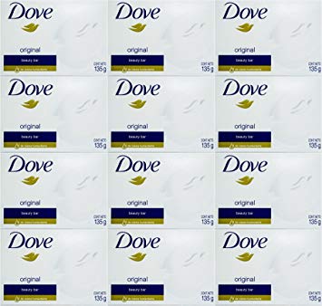 Dove White Cream Bar 4.75 Oz / 135 Gr (Pack of 12)