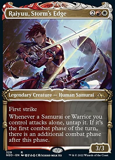 Magic: the Gathering - Raiyuu, Storm's Edge (329) - Showcase - Kamigawa: Neon Dynasty