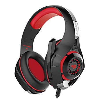 Cosmic Byte GS410 Headphones with Mic (Black/Red)