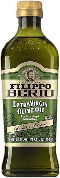Filippo Berio Cold Pressed Extra Virgin Olive Oil - 750mL Dark Glass Bottle