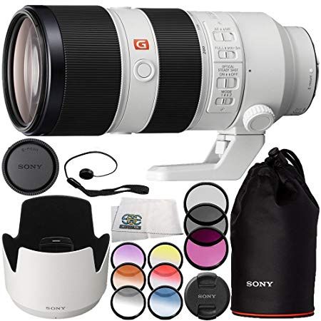 Sony FE 70-200mm f/2.8 GM OSS Lens 11PC Accessory Bundle – Includes 3PC Filter Kit (UV   CPL   FLD)   6PC Graduated Filter Kit   Variable Neutral Density Filter (ND2-ND400)   More