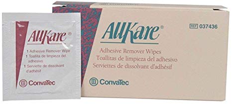 Convatec 74364900 Adhesive Remover Allkare Wipe 037436 Box Of 50
