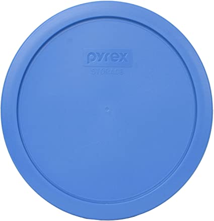 Pyrex 7402-PC 6/7 Cup Marine Blue Round Plastic Food Storage Lid