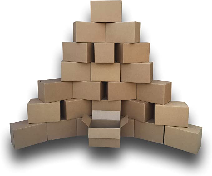 uBoxes Moving Boxes Bundle of 16"x10"x10" (Small Boxes - Pack of 25)