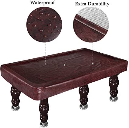 Kohree 7/8/9FT Heavy Duty Leatherette Billiard Pool Table Cover, Waterproof & UV Protection, 7/8/9 Foot Fitted